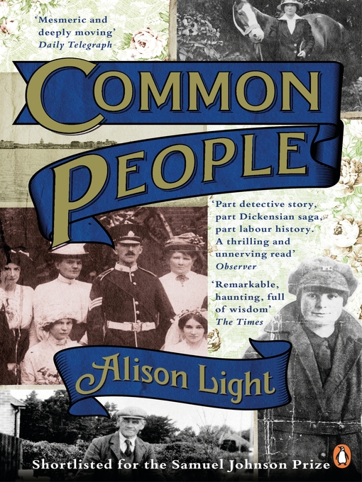Title details for Common People by Alison Light - Wait list